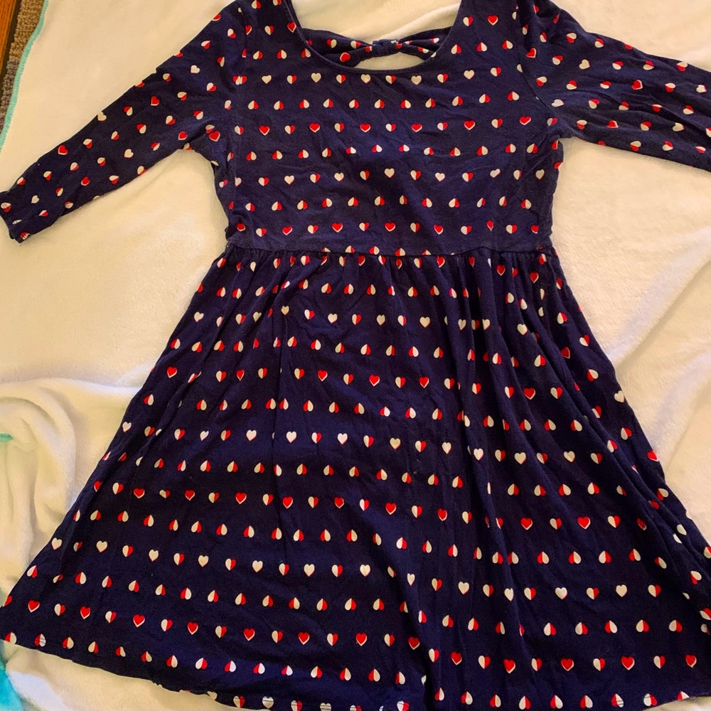 Forever 21 + navy heart dress